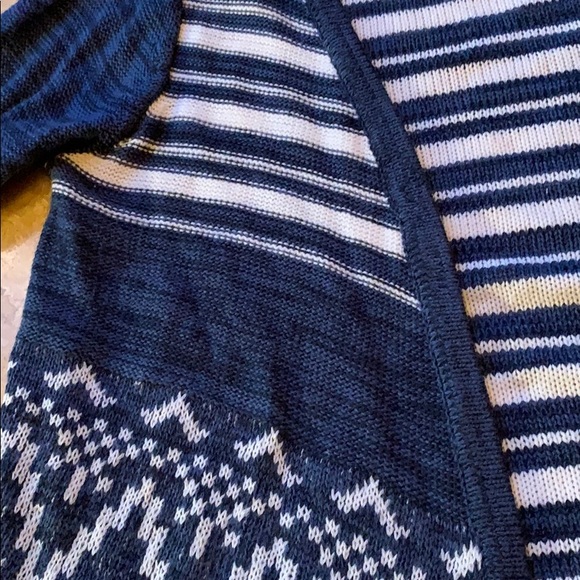 Boho gypsy festival vintage denim/white fringe hem - Picture 3 of 8